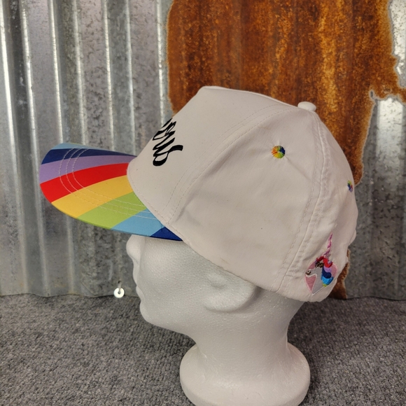 Disney White Cap with Rainbow Brim - Picture 4 of 7